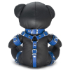 ours en cuir eddy the bdsm teddy bear bleu 1