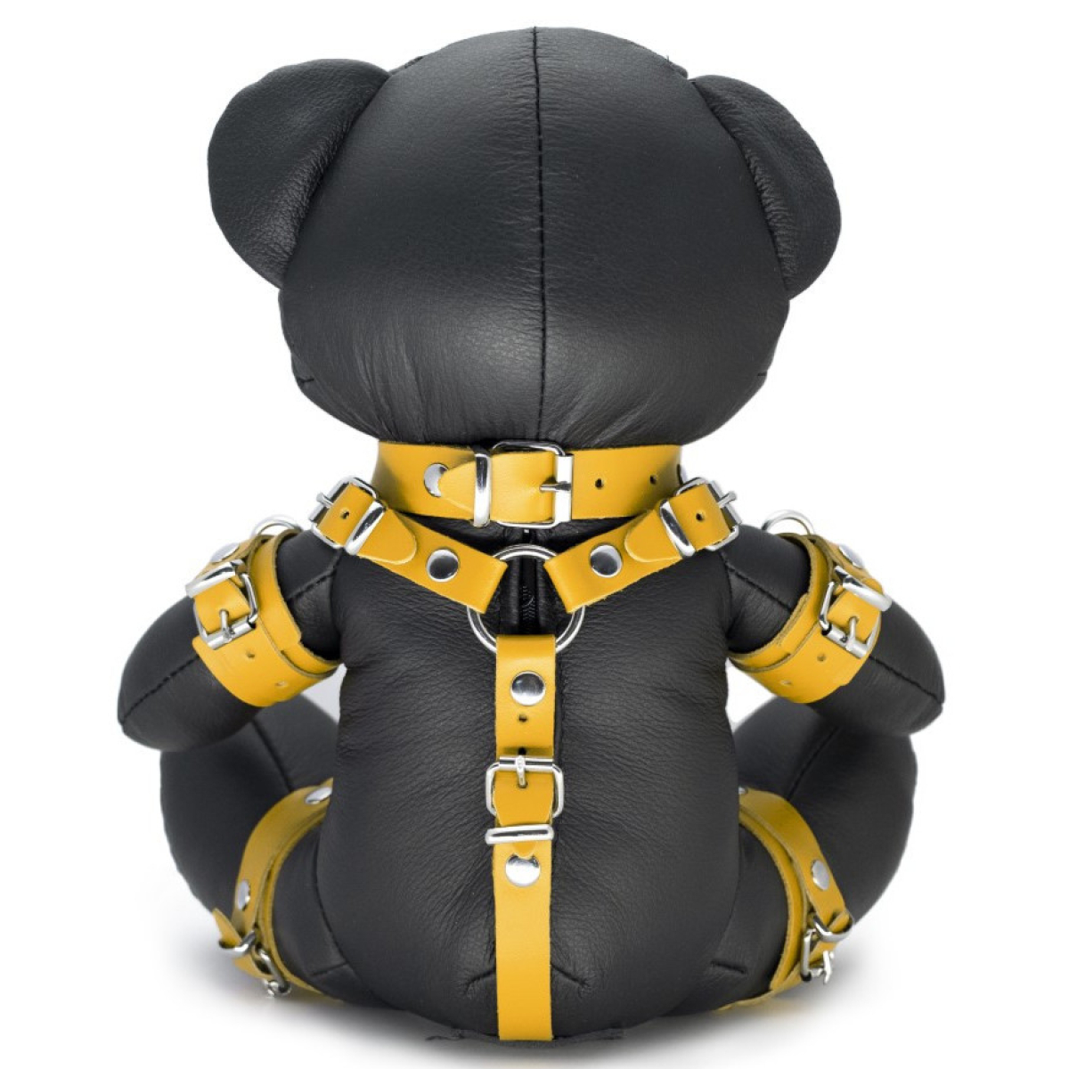 ours en cuir eddy the bdsm teddy bear jaune 1