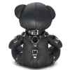 ours en cuir eddy the bdsm teddy bear noir 1