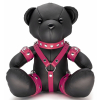 ours en cuir eddy the bdsm teddy bear rose