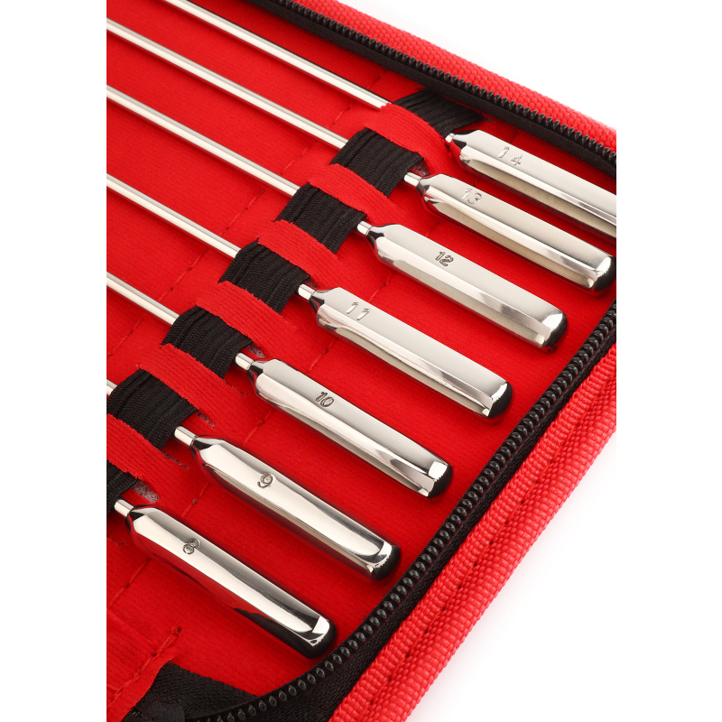 pack 13 tiges d uretre ovalund bud 26 cm diametres 2 a 14mm 3