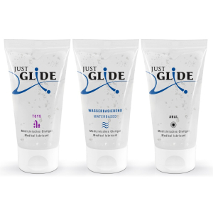 pack 3 lubrifiants eau just glide 50ml