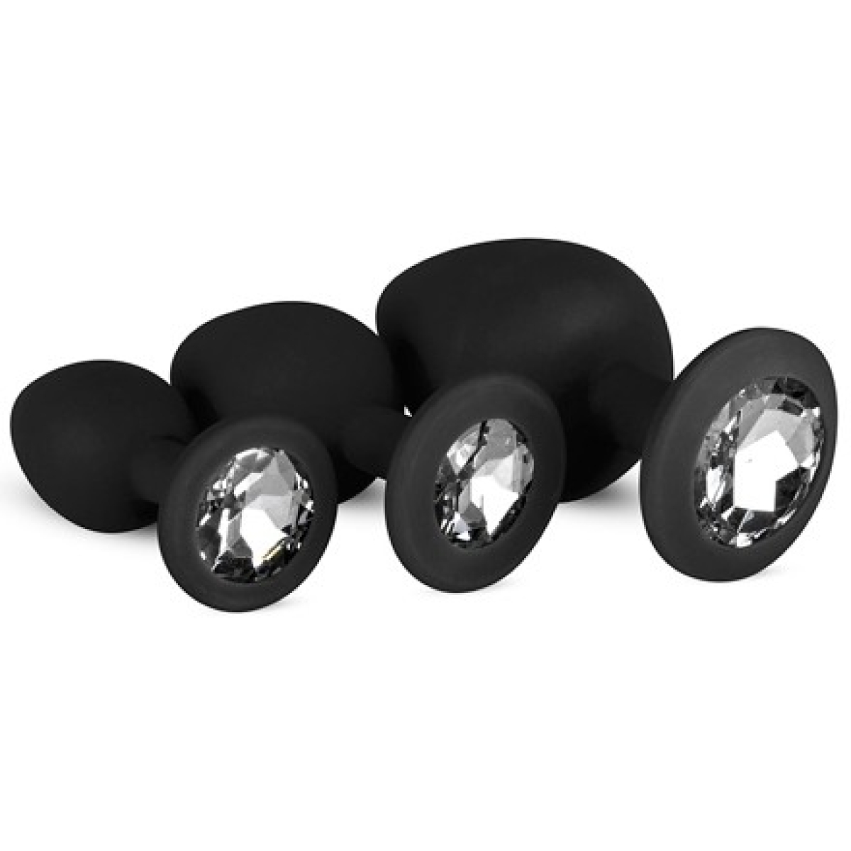 pack de 3 plugs bijou