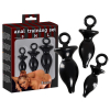 pack de 3 plugs tet ass noirs 1
