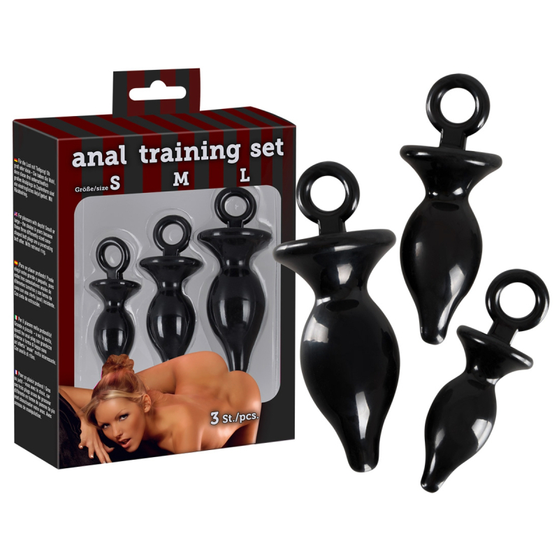 pack de 3 plugs tet ass noirs 1