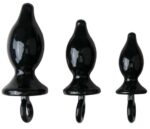 pack de 3 plugs tet ass noirs