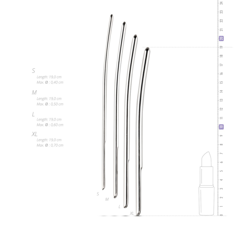pack de 4 tiges d uretre 4 7mm 4