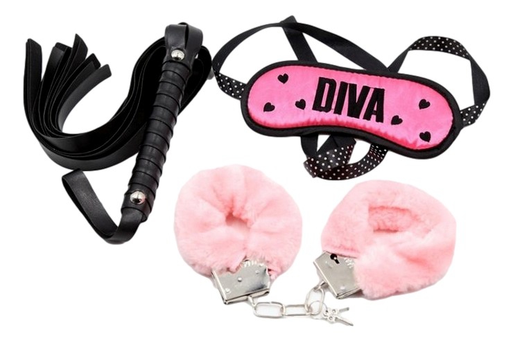 pack sm diva 3 pieces rose