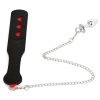 paddle avec chaine et plug spank plug 30cm 2