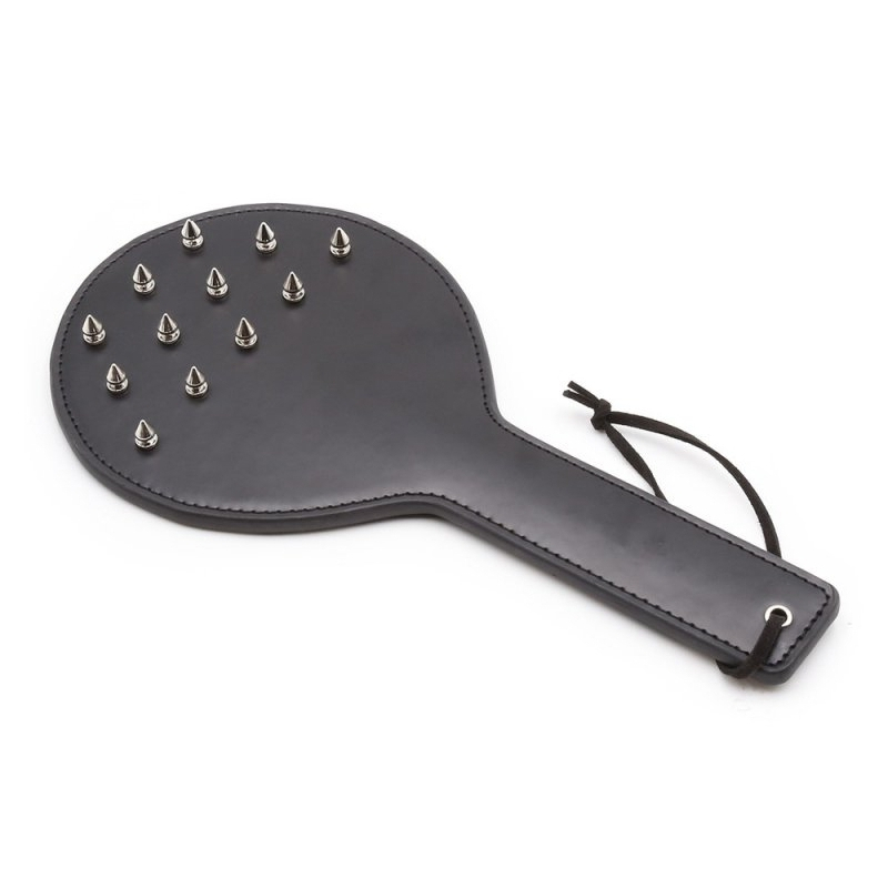 paddle avec pointes metal 30 x 15cm noir 1