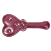 paddle bow heart 30cm marron 1