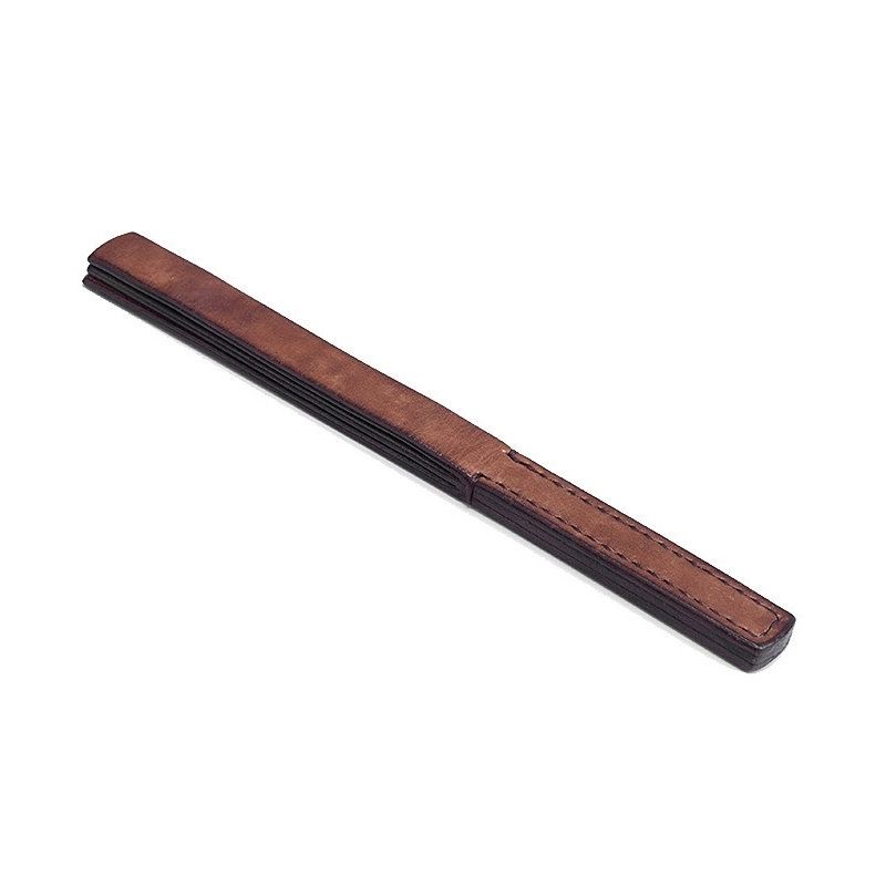 paddle en cuir 3 brins threegen 24cm 1