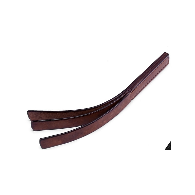 paddle en cuir 3 brins threegen 24cm