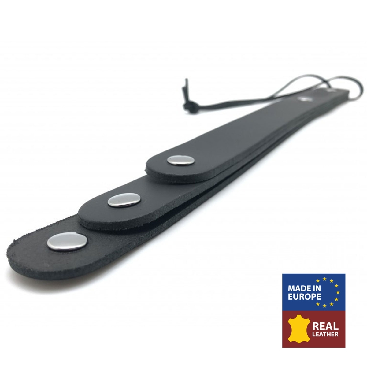 paddle en cuir 3 sangles 1