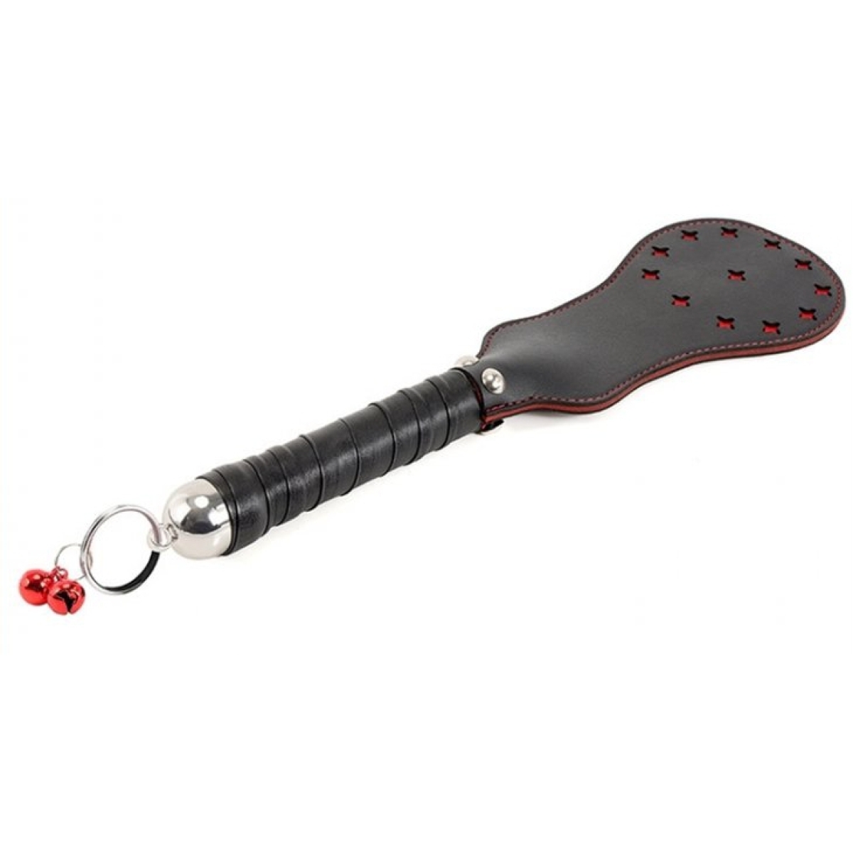 paddle en simili star noir rouge 35cm 2