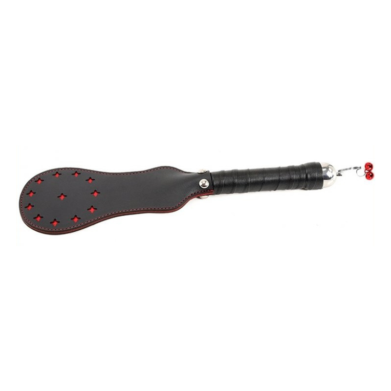paddle en simili star noir rouge 35cm 3