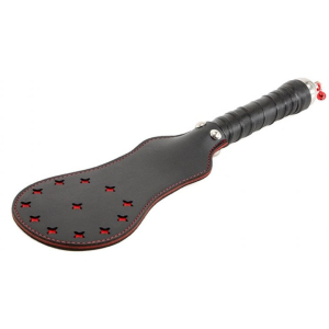 paddle en simili star noir rouge 35cm