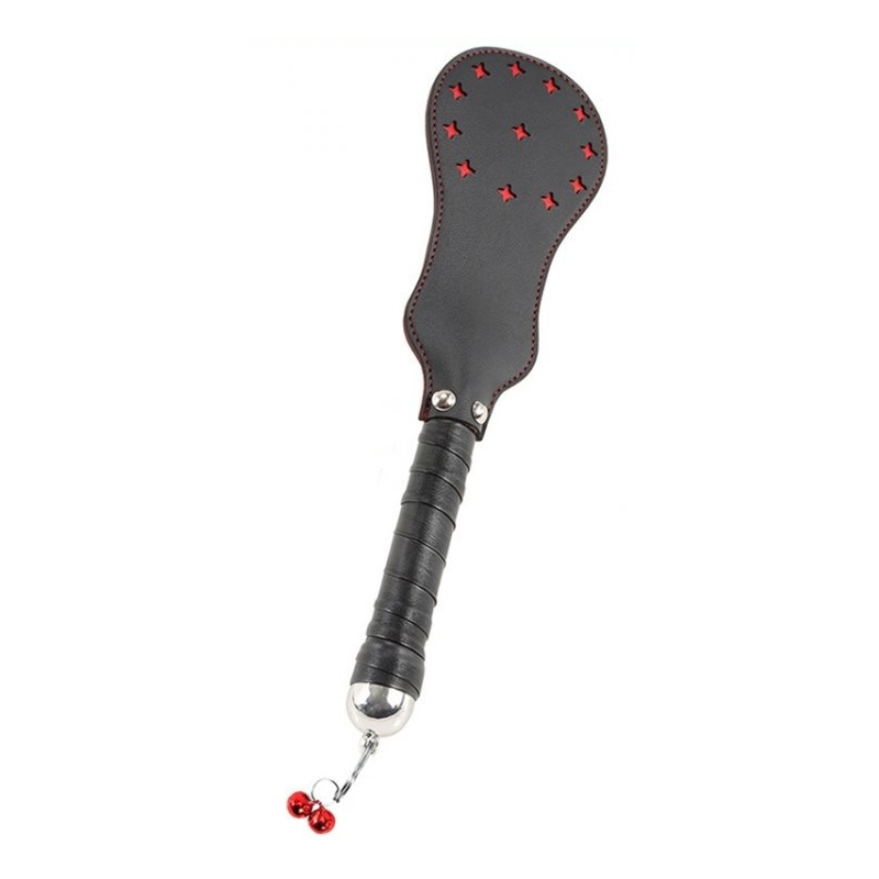 paddle en simili star noir rouge 35cm 5