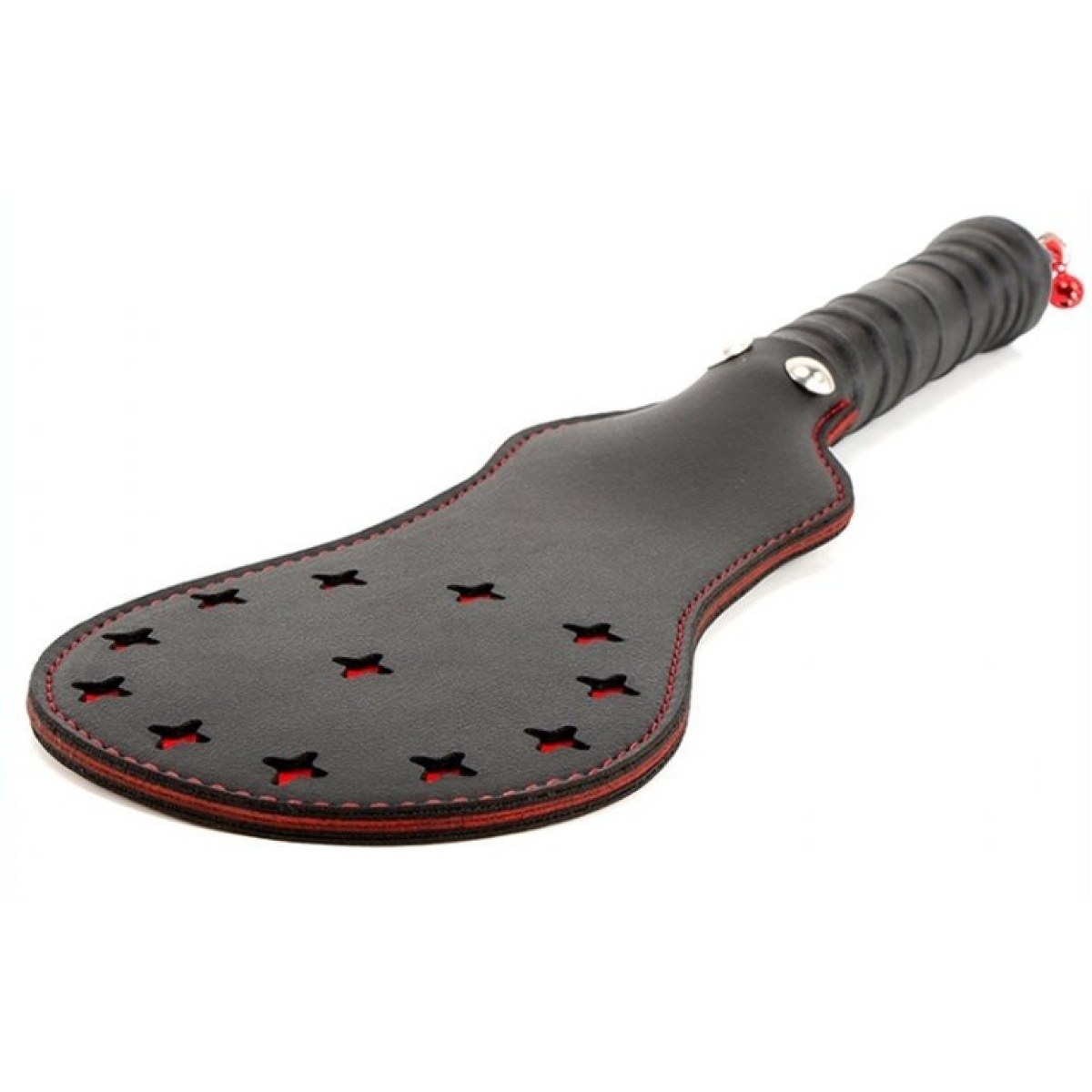 paddle en simili star noir rouge 35cm 6