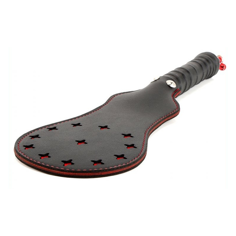 paddle en simili star noir rouge 35cm 6