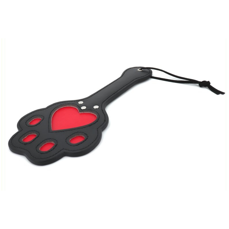 paddle patte 28 x 13cm noir rouge 2