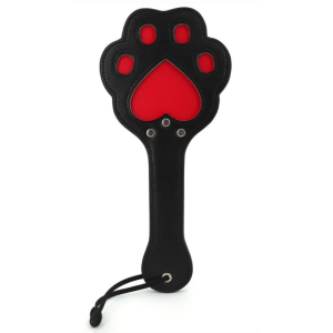paddle patte 28 x 13cm noir rouge