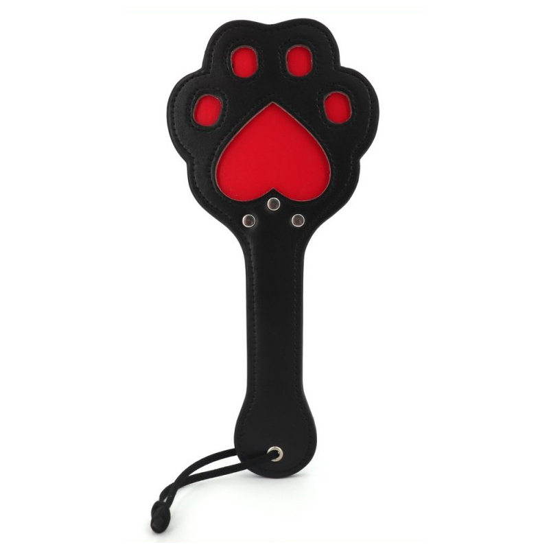 paddle patte 28 x 13cm noir rouge