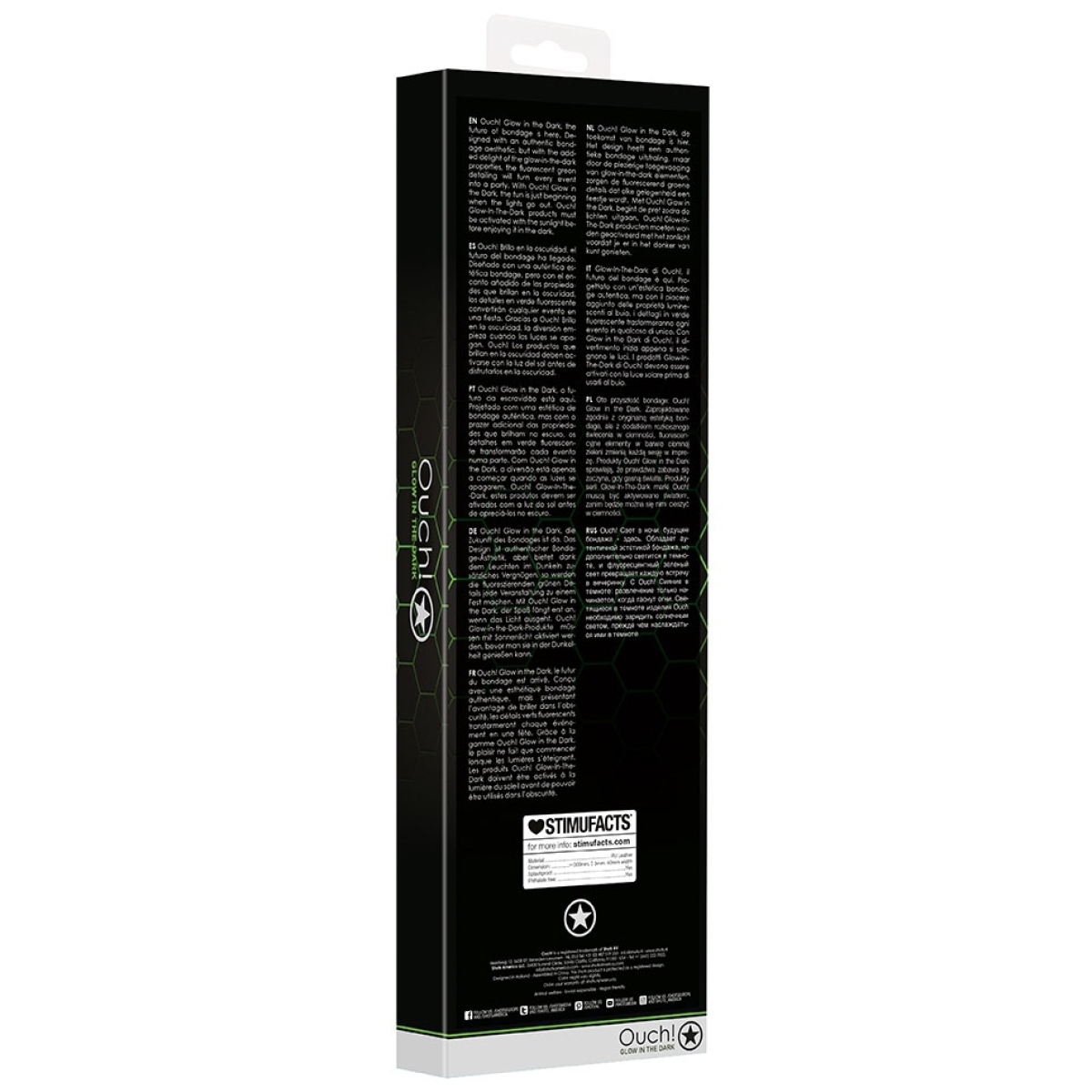 paddle phosphorescent glow 30cm 4