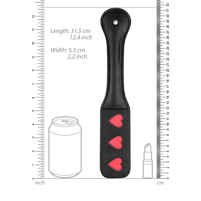 paddle tri hearts 32cm 1