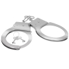 paire de menottes en metal cuffs on argentees 1