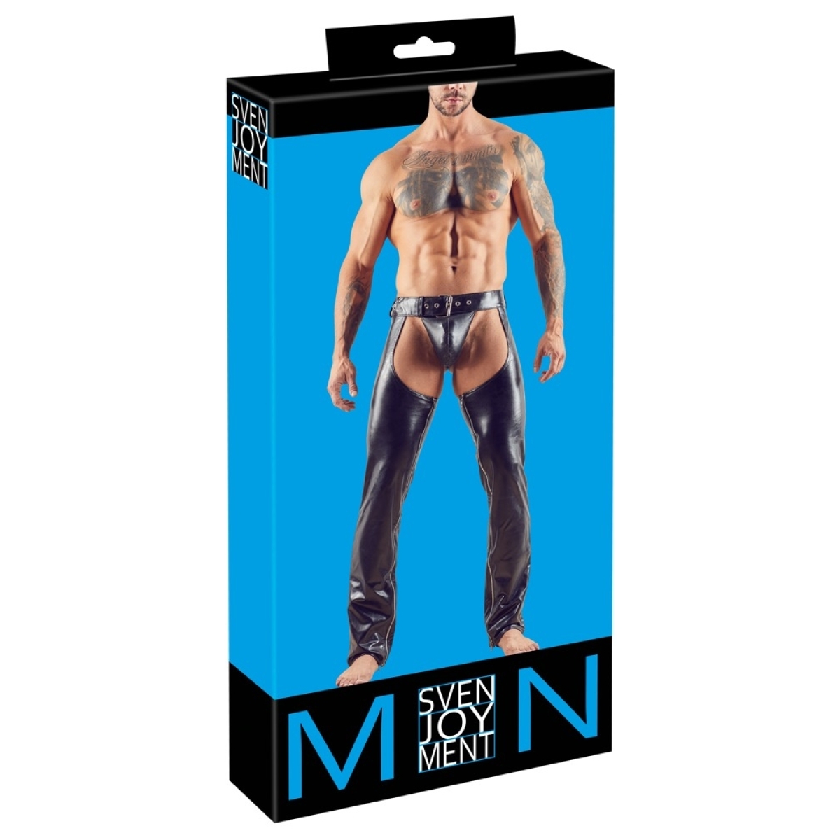 pantalon bdsm chaps noir 2