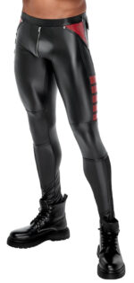 pantalon ormeto noir rouge