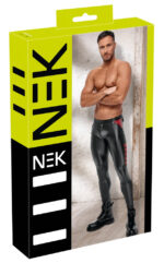 pantalon ormeto noir rouge 2