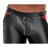 pantalon ormeto noir rouge 5