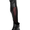 pantalon ormeto noir rouge 7