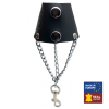 parachute en cuir avec chaines 2 pressions