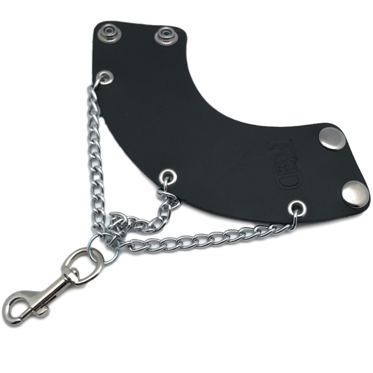 parachute en cuir avec chaines 2 pressions