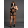 peek a boo fishnet dress 6
