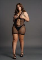 peek a boo fishnet dress 6