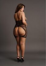 peek a boo fishnet dress 7