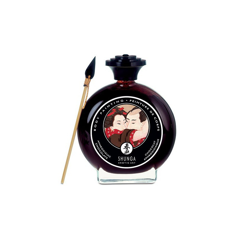 peinture-corporelles-au-chocolat-shunga-100ml peinture corporelles au chocolat shunga 100ml
