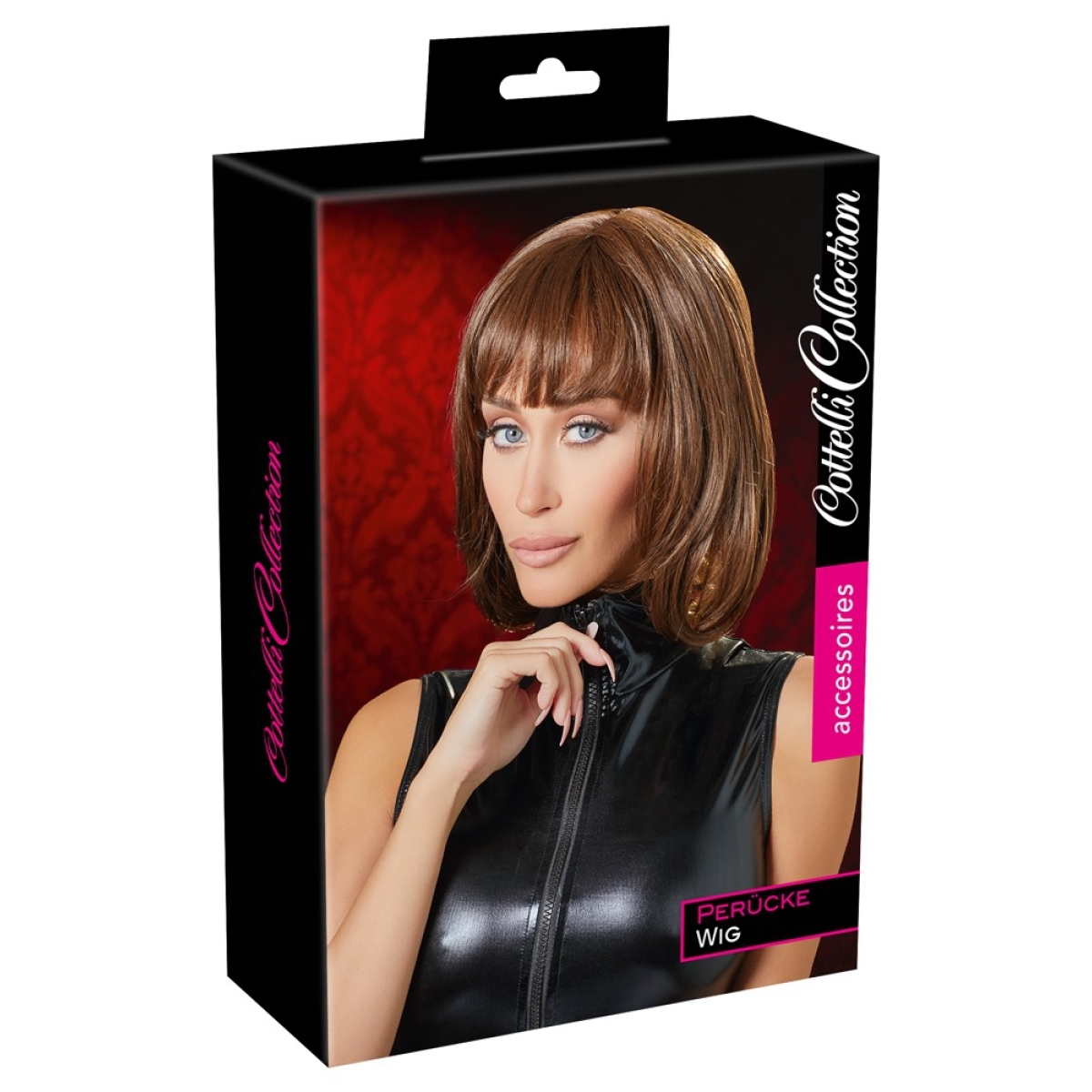 perruque cheveux courts bob chatains 4
