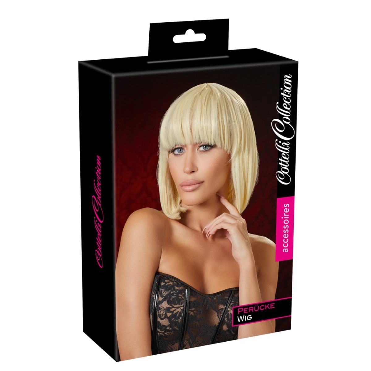 perruque cheveux longs bob blonds 1