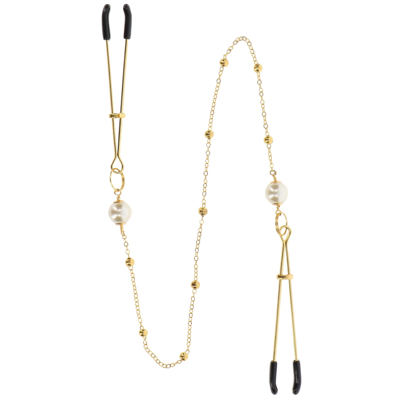 pince tetons avec chaine tweezers pearls taboom dorees 2 scaled