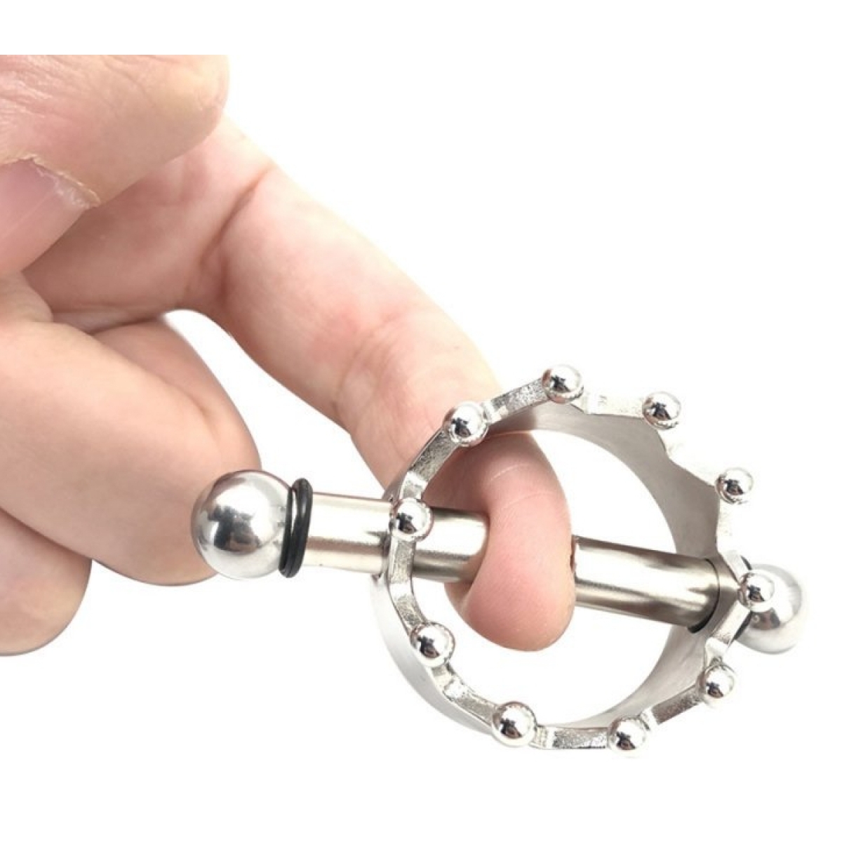 pince tetons en metal crown 27mm 1