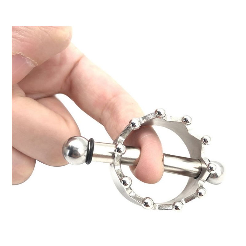 pince tetons en metal crown 27mm 1