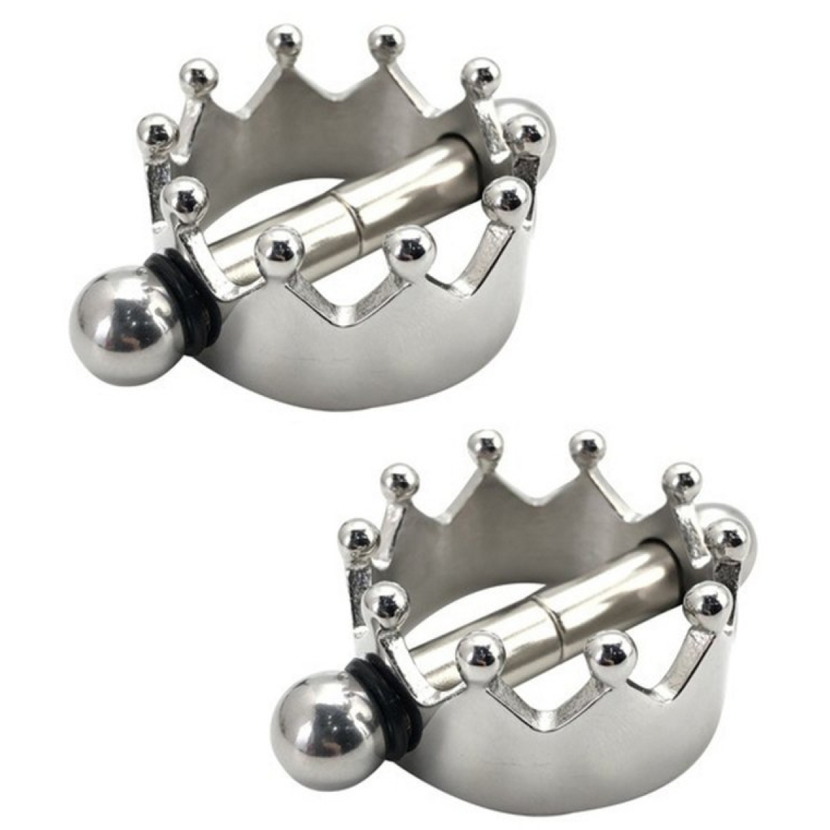 pince tetons en metal crown 27mm