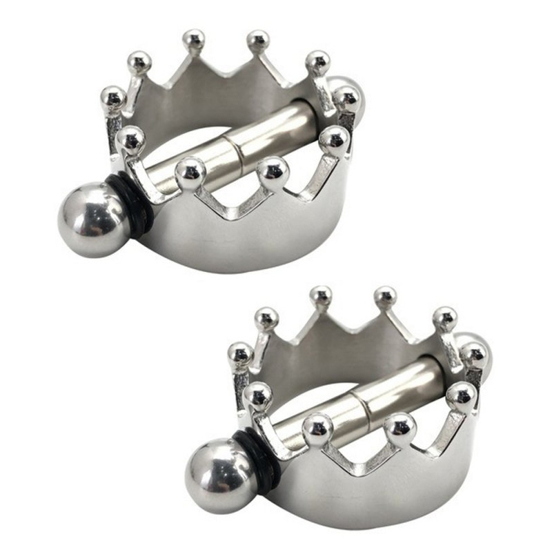 pince tetons en metal crown 27mm
