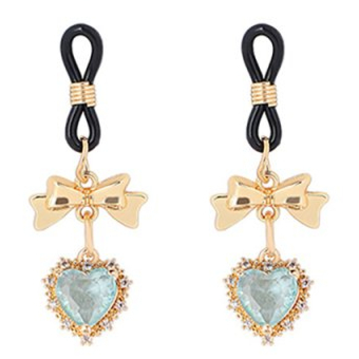 pince tetons heart diamond bleu 1