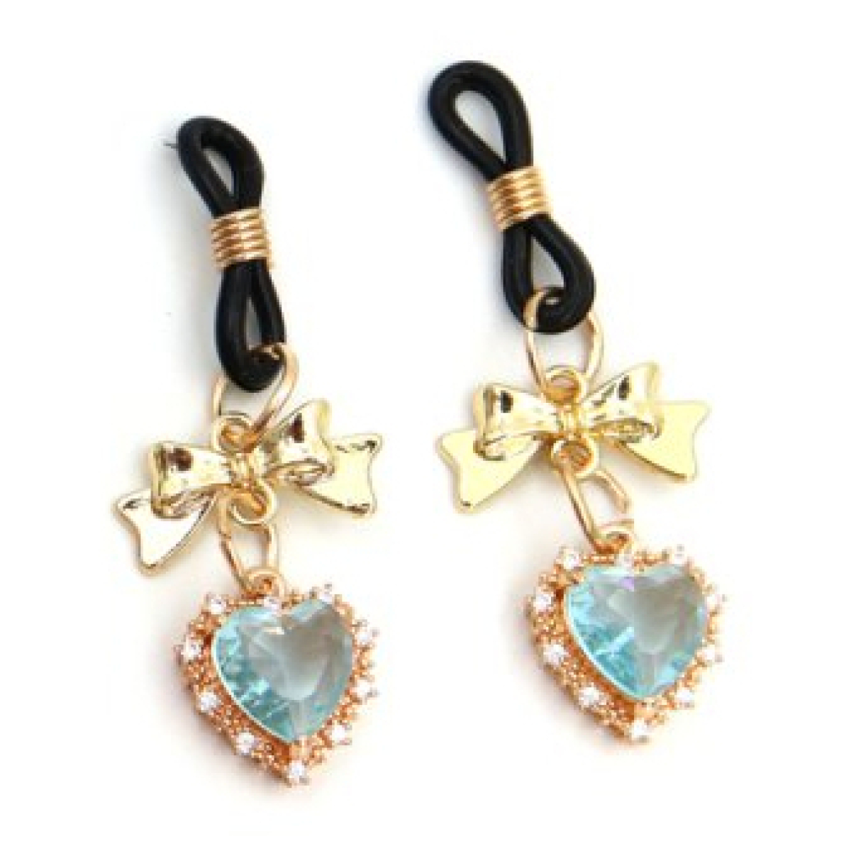 pince tetons heart diamond bleu 2